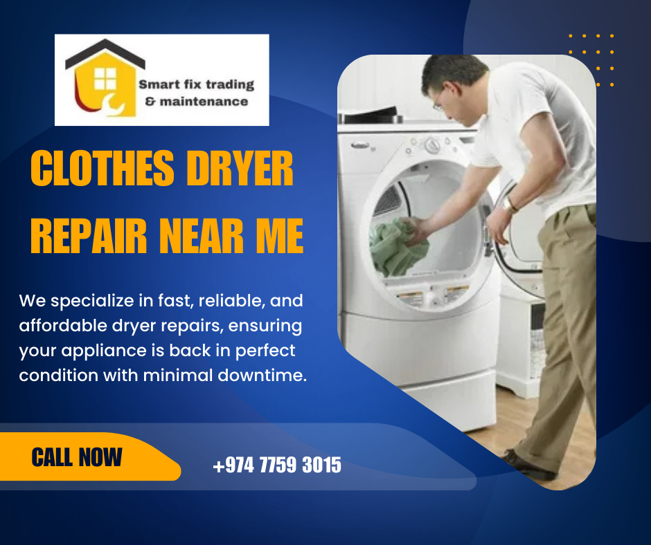 Clothes dryer repair near me