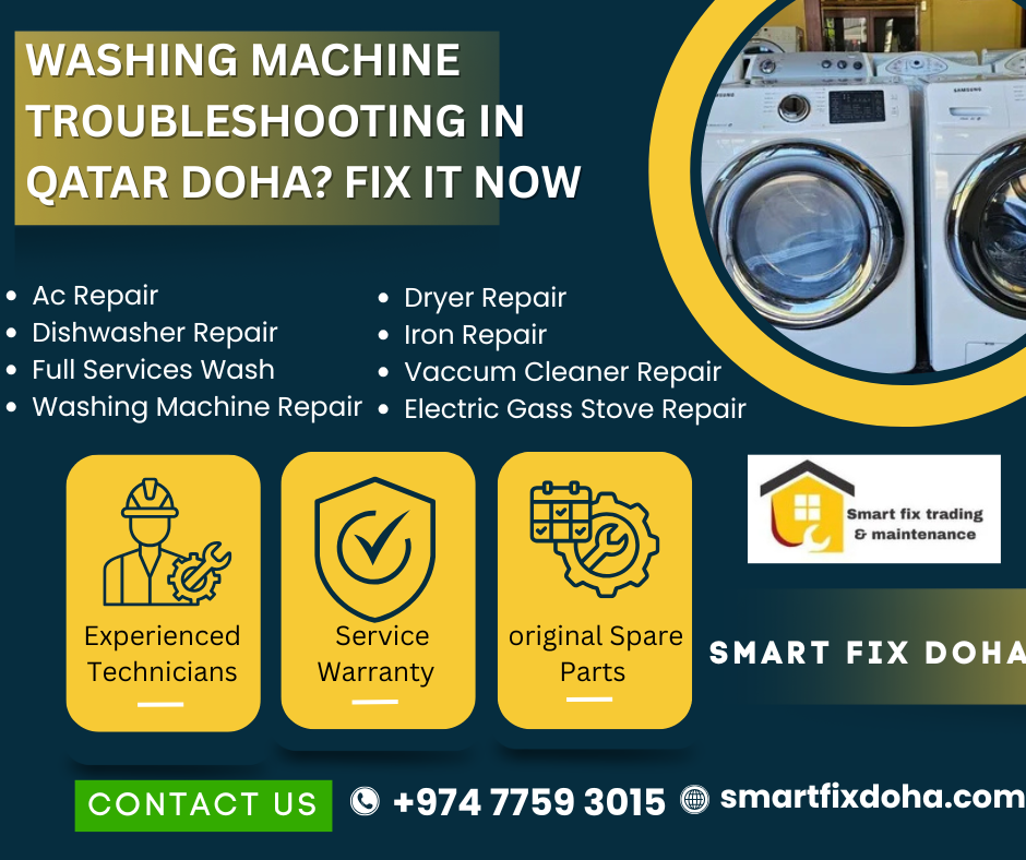 Washing Machine Troubleshooting In Qatar Doha? Fix It Now